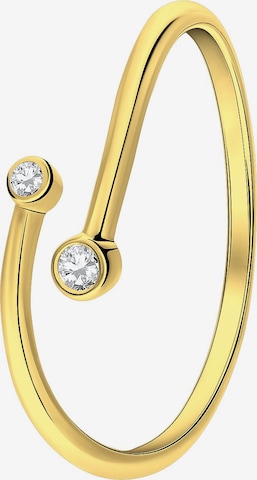 Lucardi Ring in Gold: Vorderseite