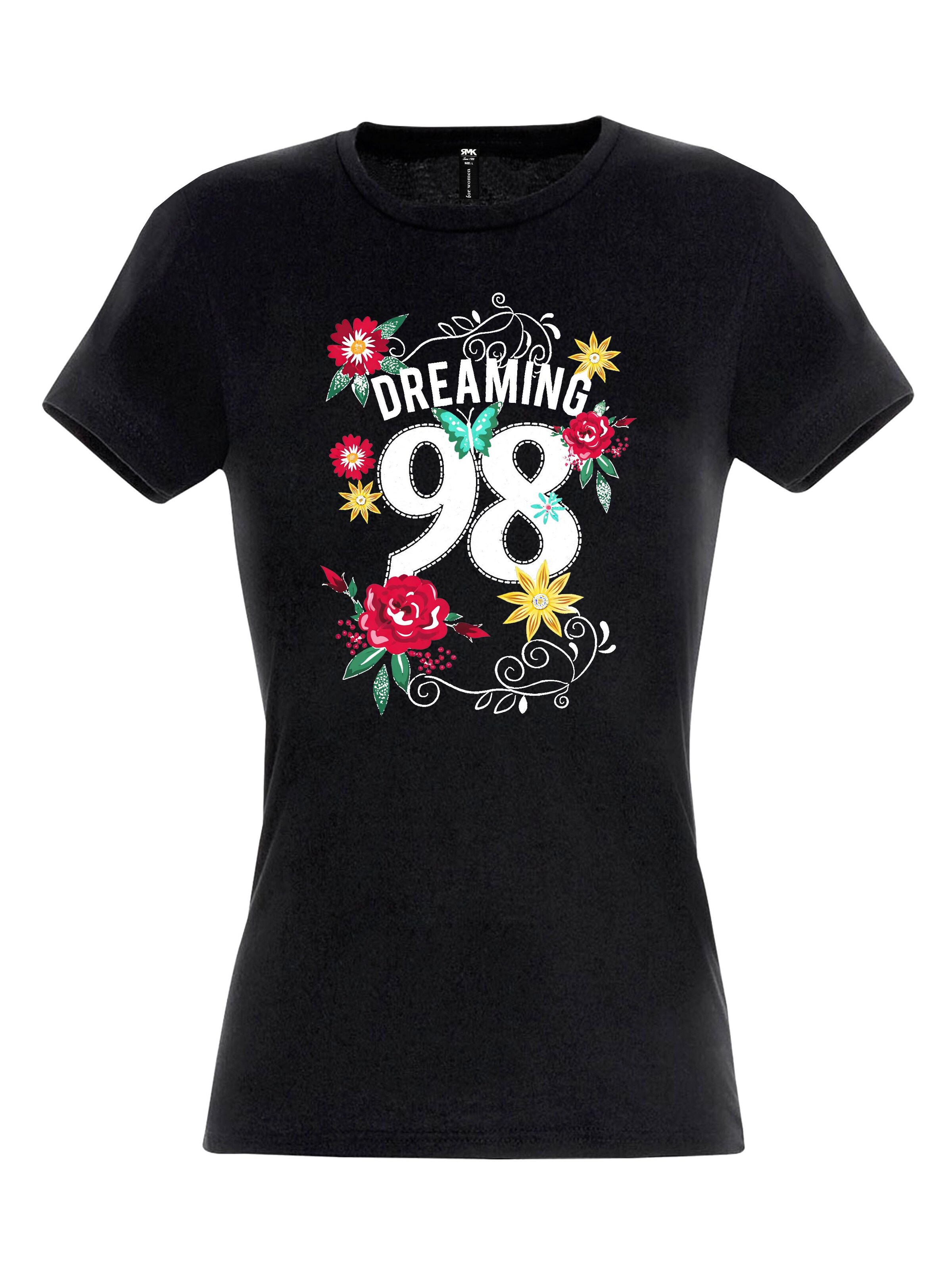 RMK Shirt 'Dreaming 98'‌‌‌‌‌‌‌‌‌ in Schwarz: Vorderseite