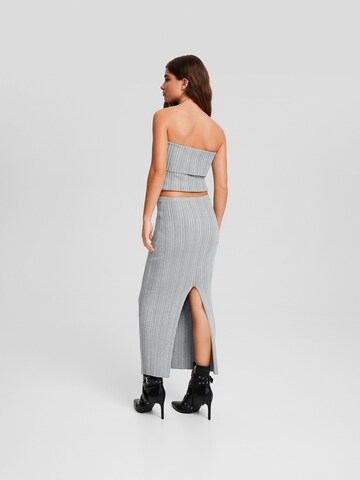 Jupe Bershka en gris