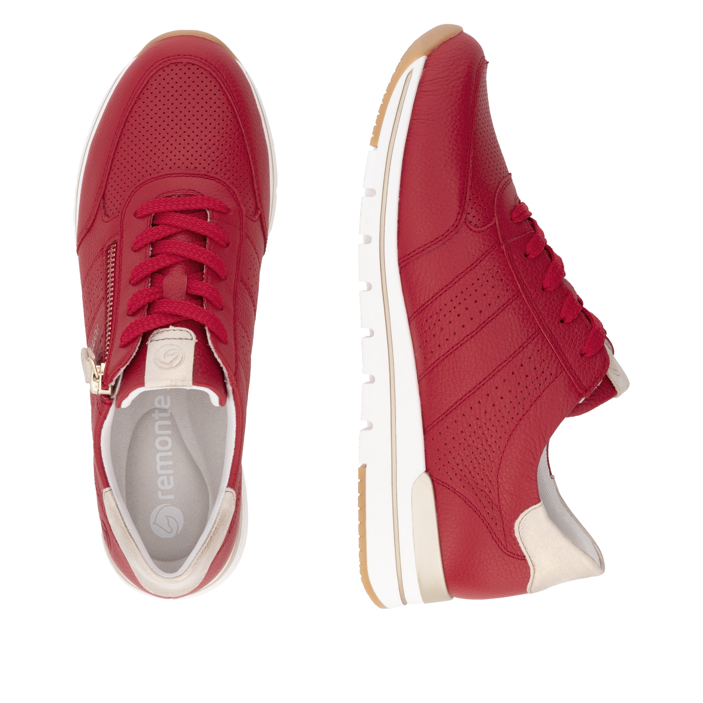 Sneaker bassa di REMONTE in rosso