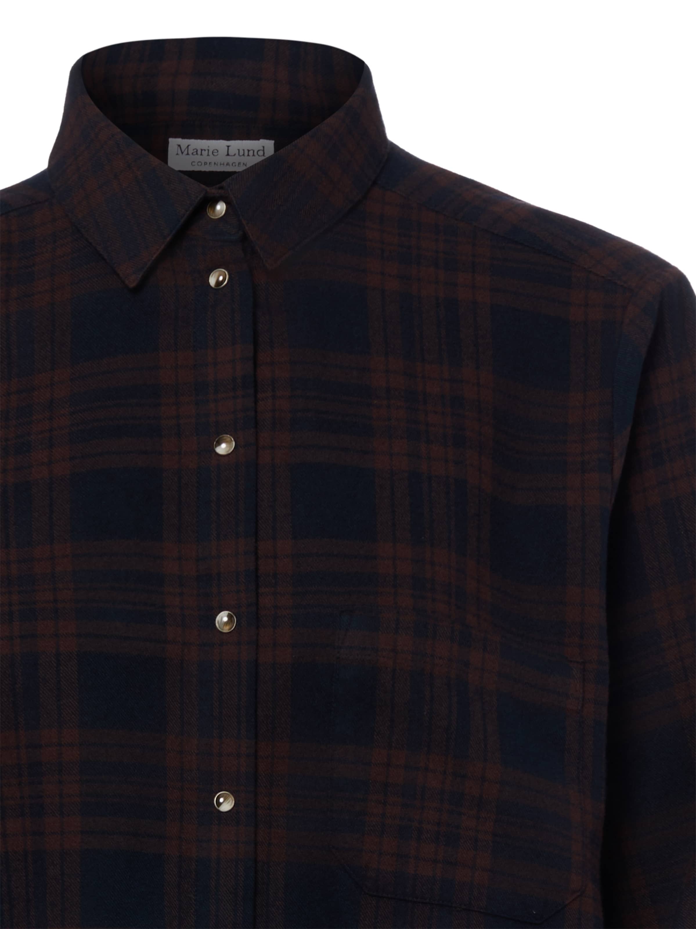 Marie Lund Bluse in Blau