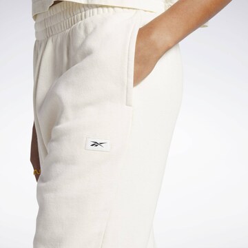 ReebokTapered Sportske hlače - bijela boja
