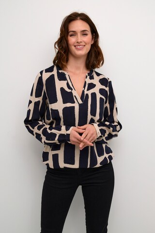 Kaffe Blouse 'Ditte' in Blue: front