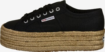 SUPERGA Låg sneaker i svart