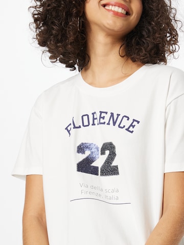 T-shirt 'Florence' Esqualo en blanc