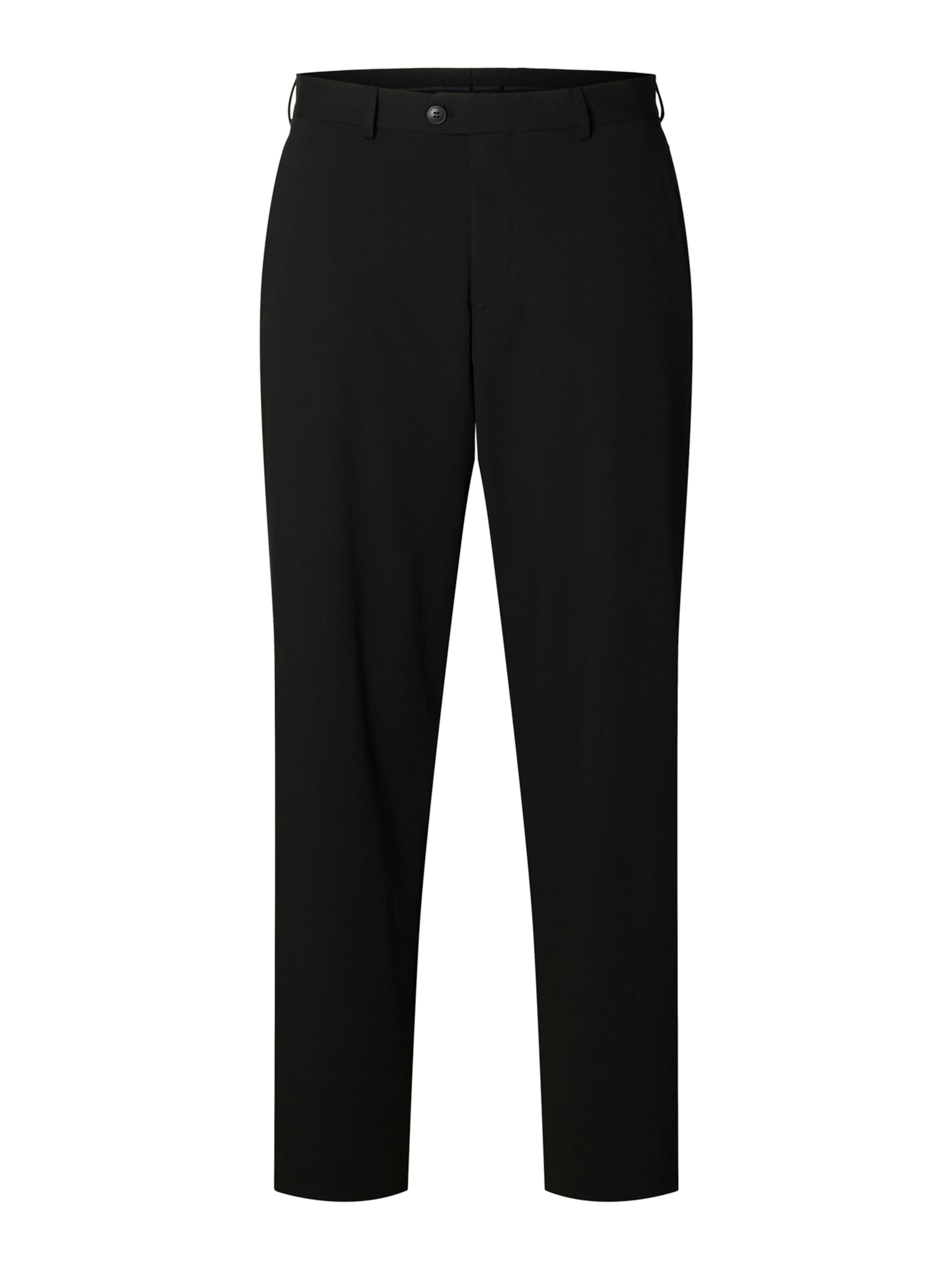 SELECTED Regular Pants in Black: front