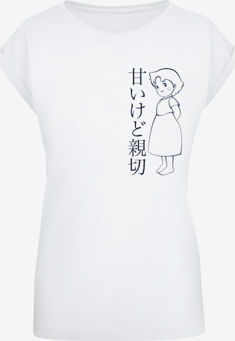 F4NT4STIC Shirt 'Heroes of Childhood Heidi Hello Heidi' in Weiß: Vorderseite