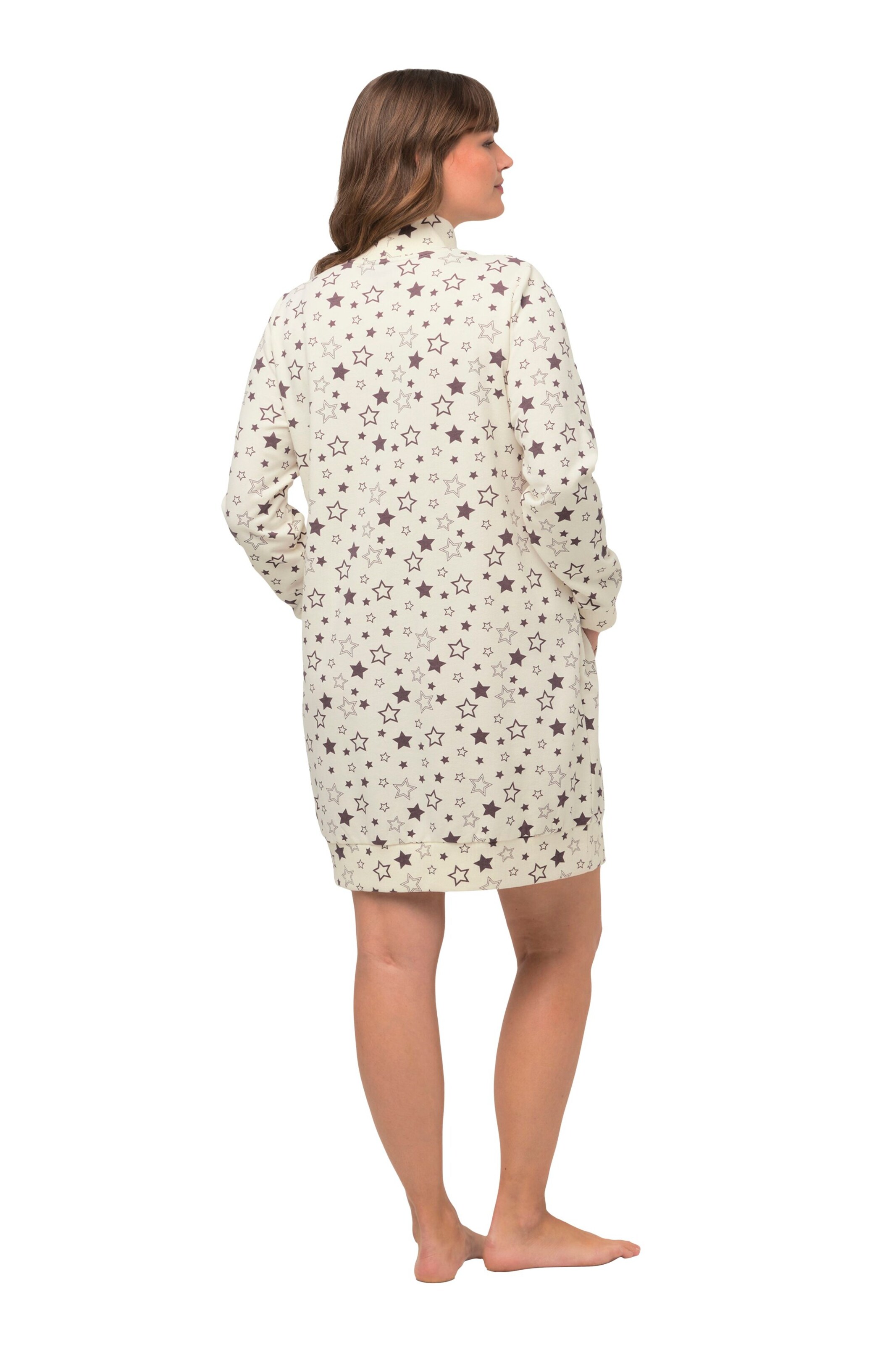 Ulla Popken Homewearkleid in Beige