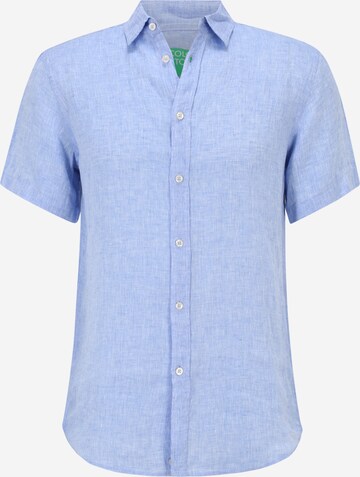 UNITED COLORS OF BENETTON Regular fit Button Up Shirt in Blue: front