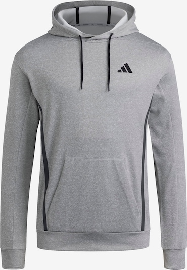 ADIDAS PERFORMANCE Sportska sweater majica u siva melange / crna, Pregled proizvoda
