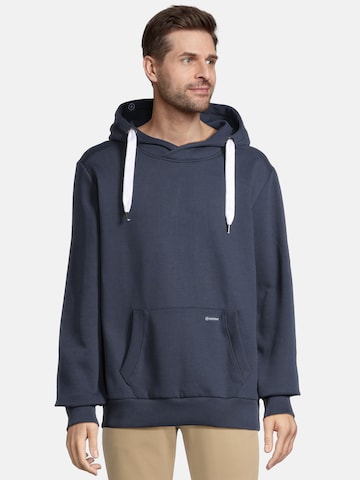 Sweat-shirt 'Heff' salzhaut en bleu : devant