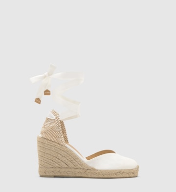 Espadrilles 'Chiara' Castañer en blanc : devant