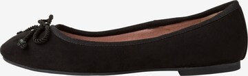 TAMARIS Ballet Flats in Black