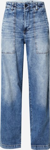Herrlicher Wide leg Jeans in Blauw: voorkant