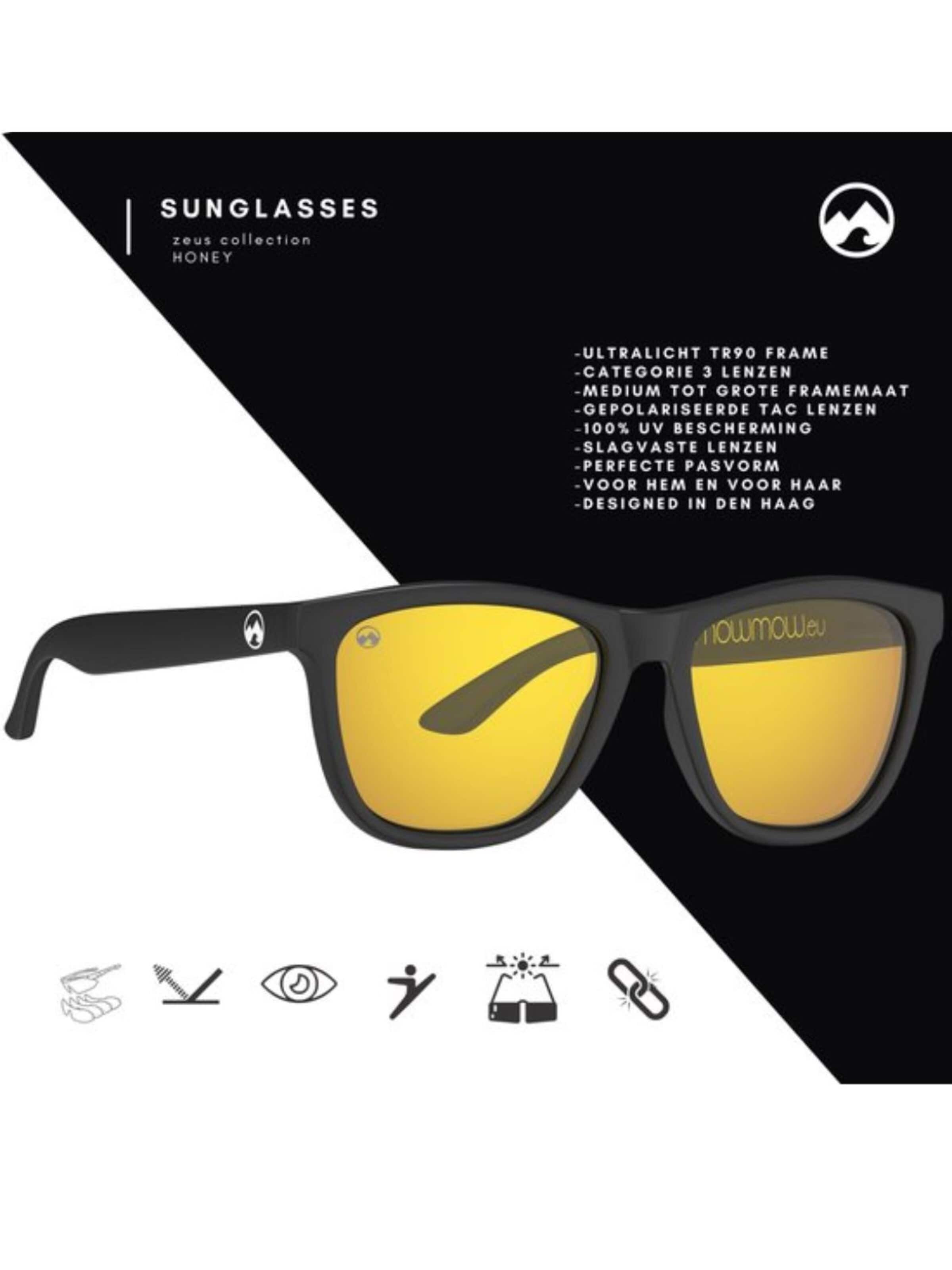 Mowmow - Gafas de sol deportivas 'MowMow Opal LIMITED Sunglasses - Polarized - Men - Women' en oro