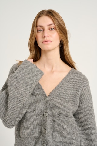 Gestuz Knit Cardigan 'GZalpha' in Grey
