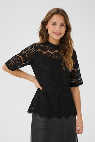 CULTURE Blouse 'Ulia Ima' in Zwart: voorkant