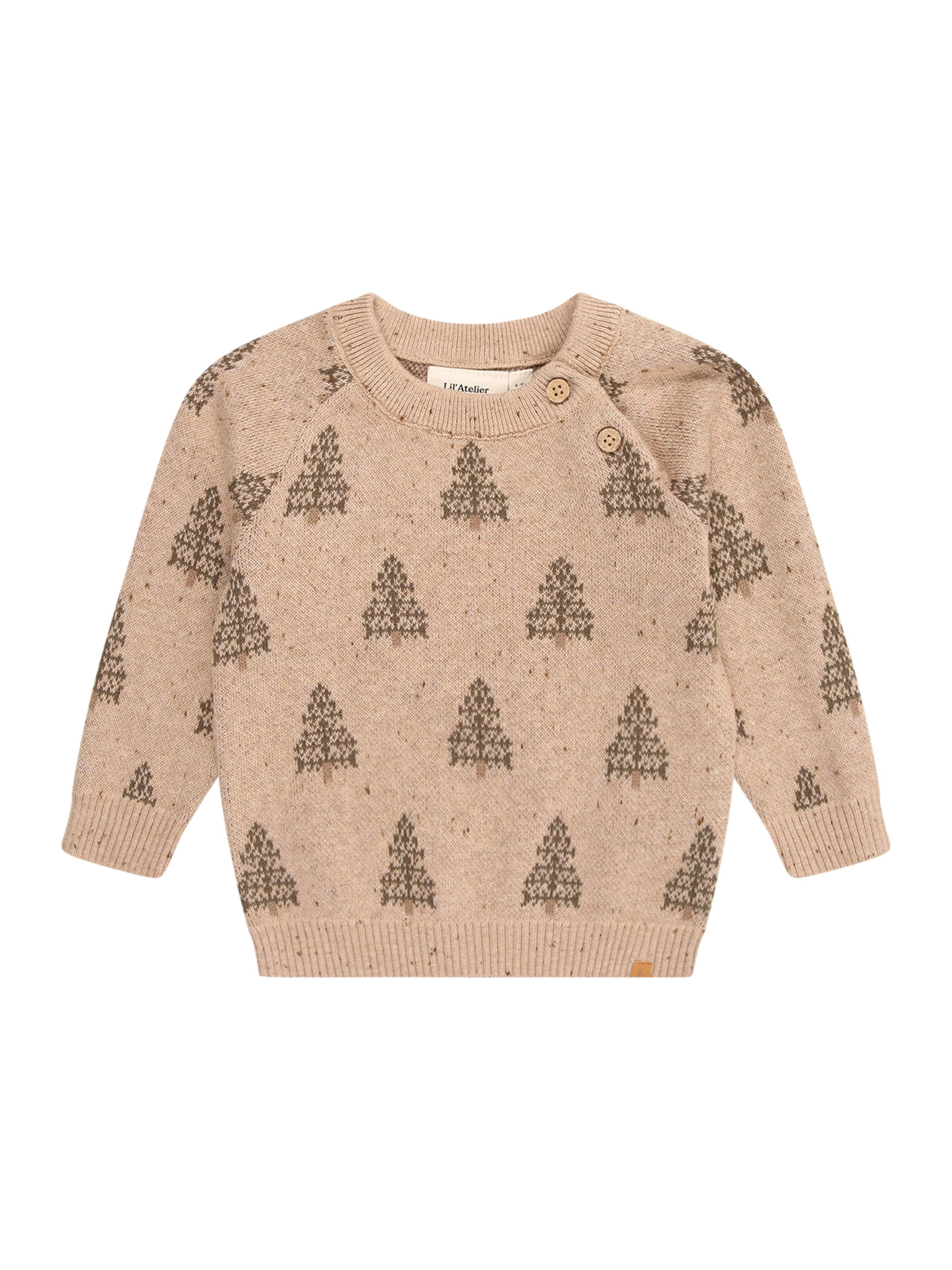 Lil'Atelier Sweater 'NBNGALTO' in Beige: front