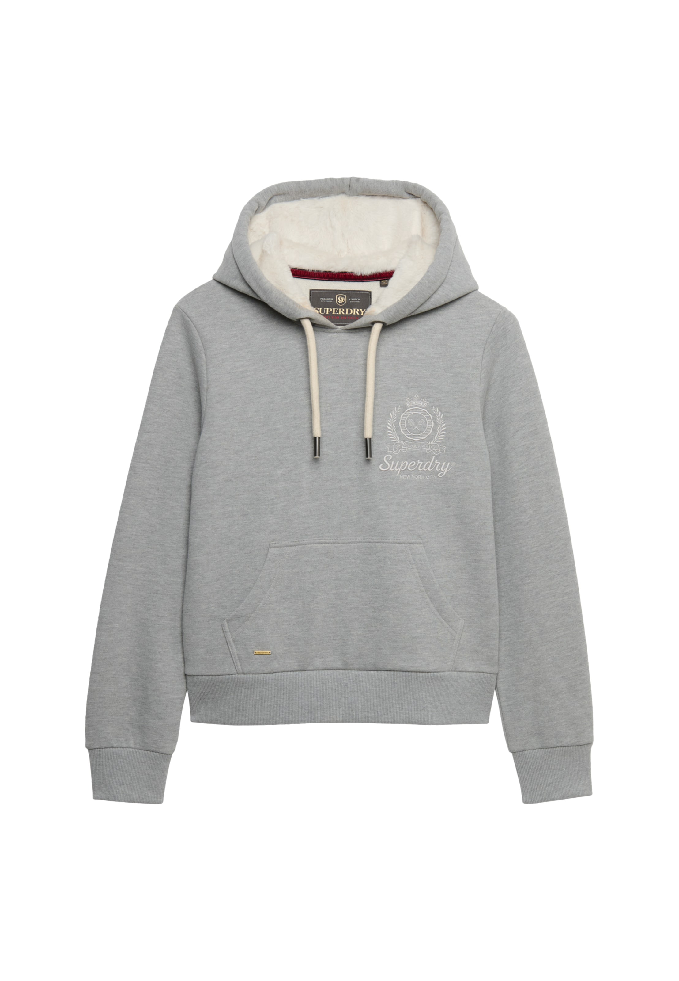 Sweat-shirt 'Finest Goods' Superdry en gris : devant