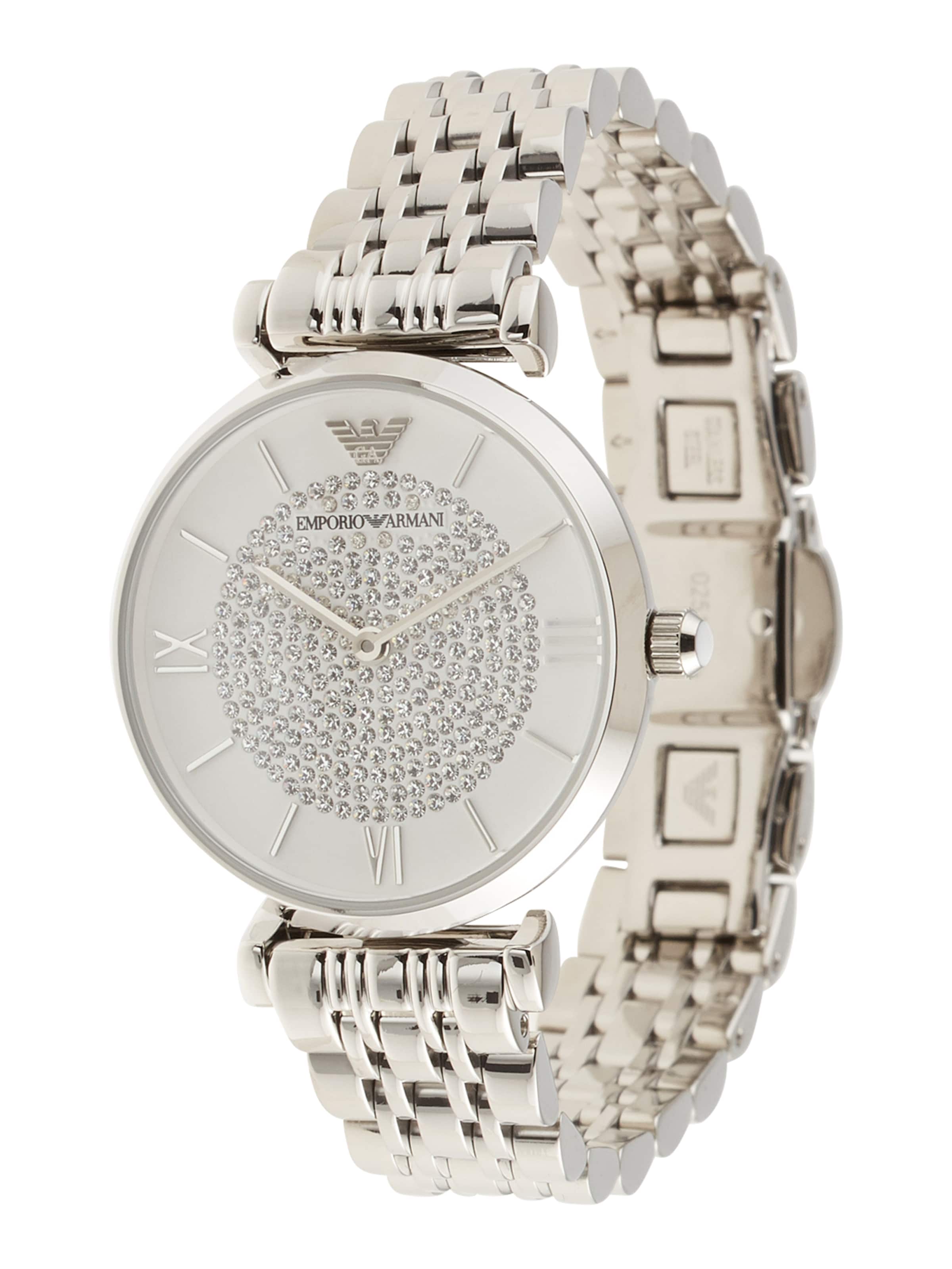 Emporio Armani Analog klocka i silver: framsida