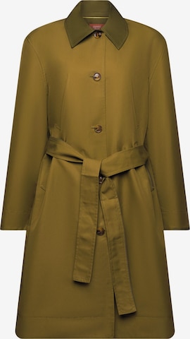 ESPRIT Between-Seasons Coat in Green: front