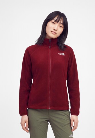 THE NORTH FACE Fleece jacket 'OXARA' in Red: front