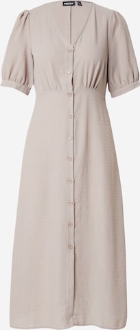 PIECES Платье-рубашка 'PCMADDIE' в Серый: спереди