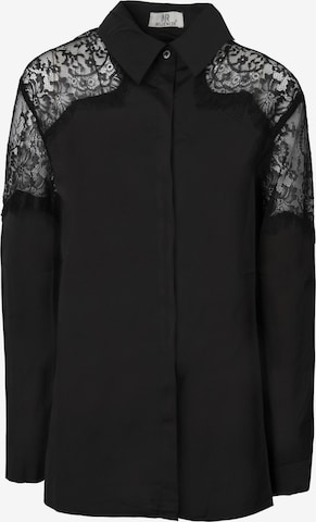 Chemisier Influencer en noir : devant