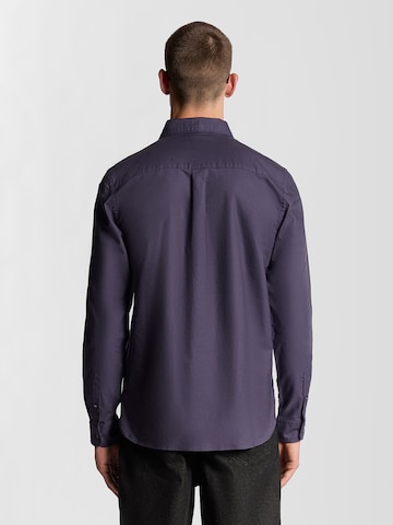 Lyle & Scott Regular fit Overhemd in Lila