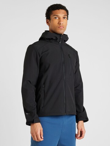 Veste outdoor 'Mib-N' BRUNOTTI en noir : devant