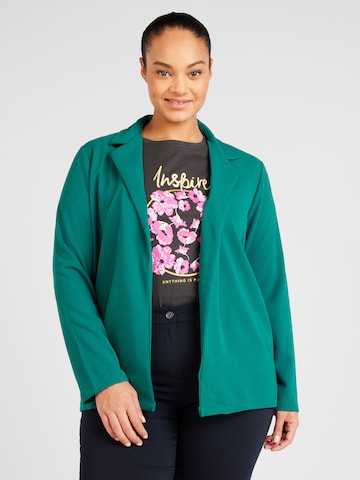 ONLY Carmakoma Blazer 'SANIA' in Green: front