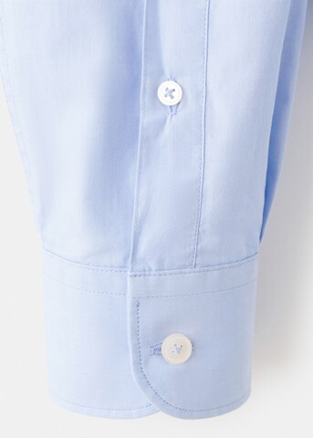 MANGO MAN Regular fit Button Up Shirt 'Play' in Blue