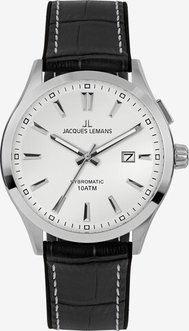 Jacques Lemans Analog Watch in White: front