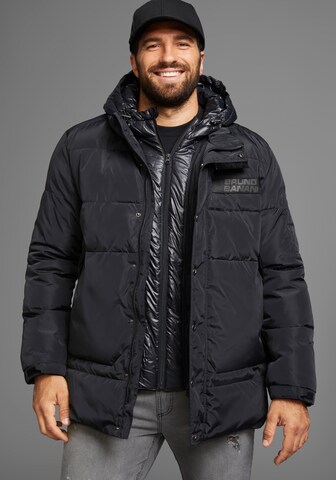 Bruno Banani LM Winterjacke in Schwarz: Vorderseite
