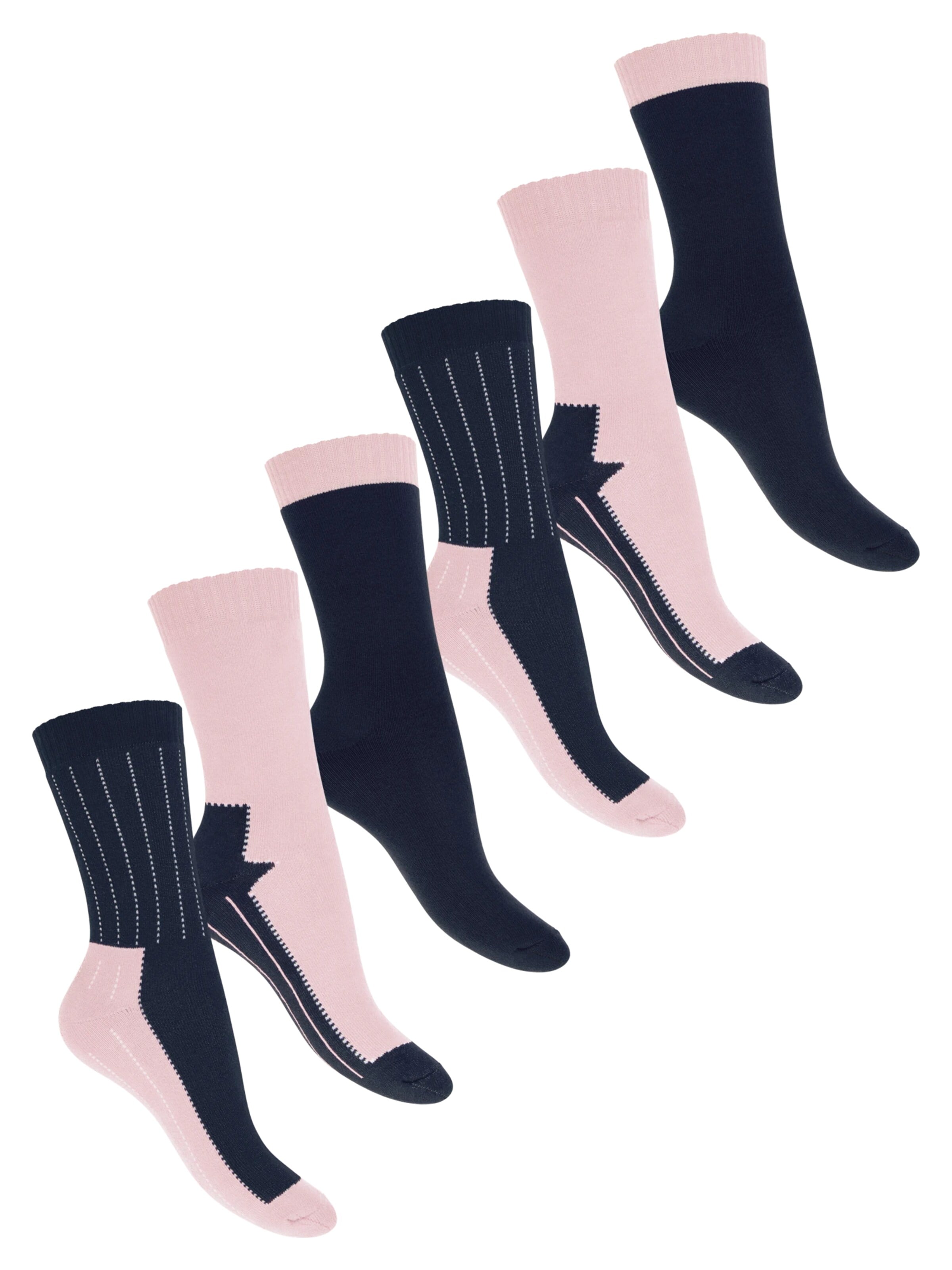 footstar Athletic Socks 'Winter Comfort' in Pink: front