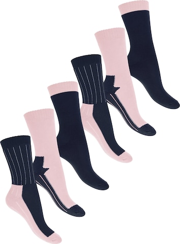 footstar Athletic Socks 'Winter Comfort' in Pink: front