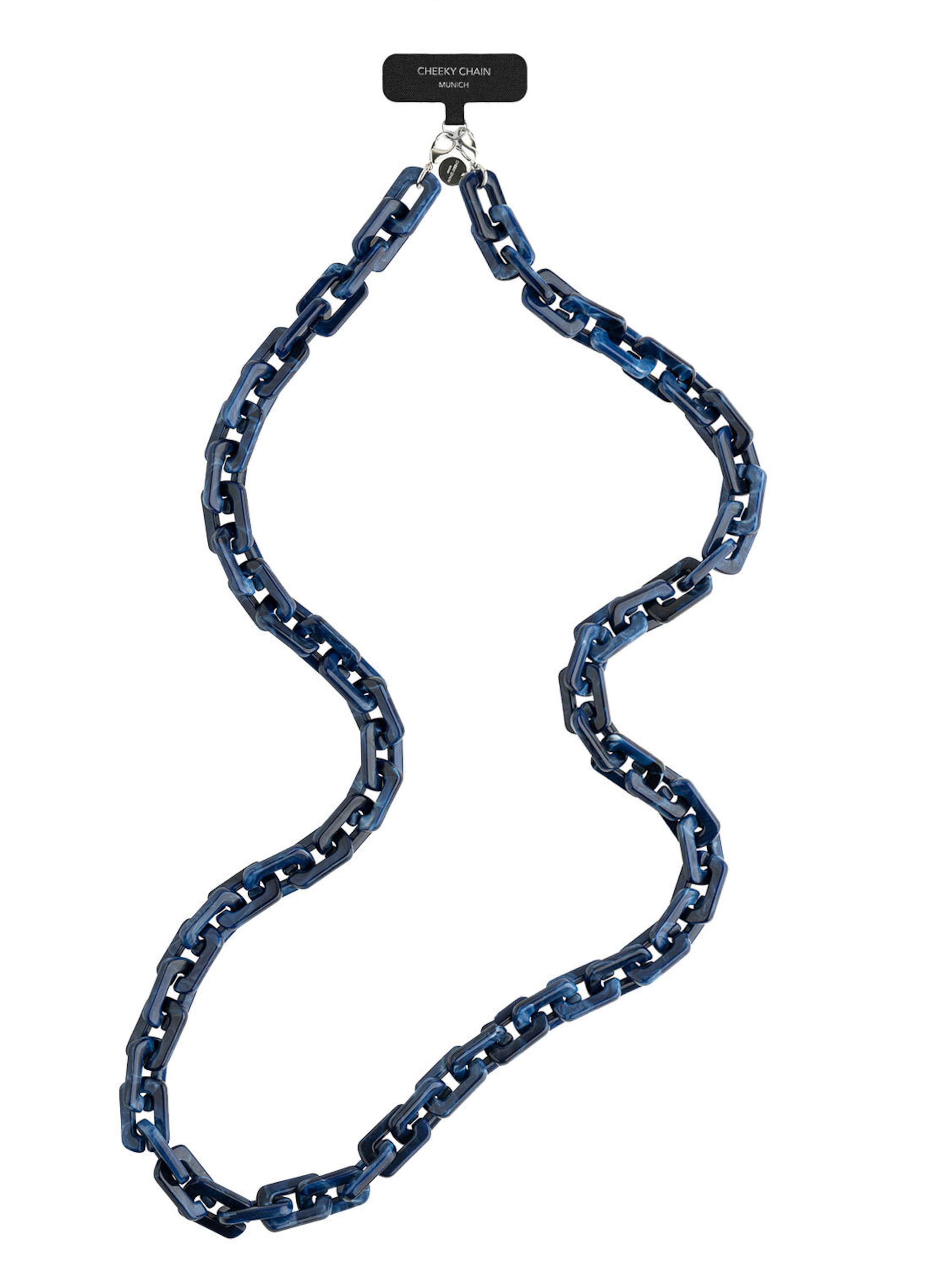 Cheeky Chain Munich Handykette 'Kelly' in Blau: Vorderseite