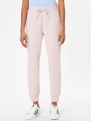 GAP Tapered Broek in Roze: voorkant