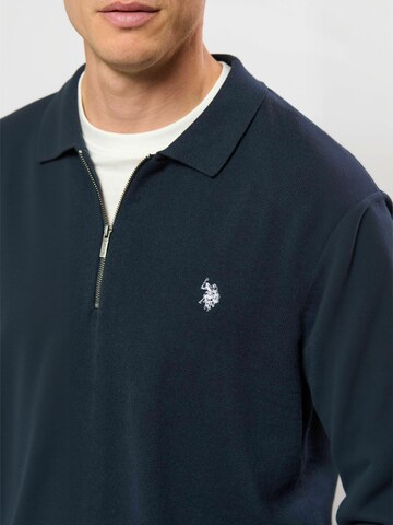 U.S. POLO ASSN. Pullover ' UMSanka ' in Blau
