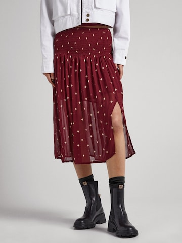 Pepe Jeans Skirt 'Geneve' in Red: front