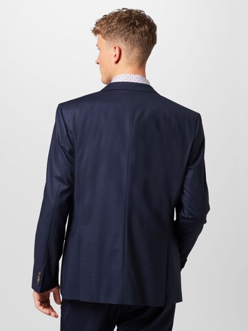 BOSS Black Regular Suit 'Huge Peak' in Blue