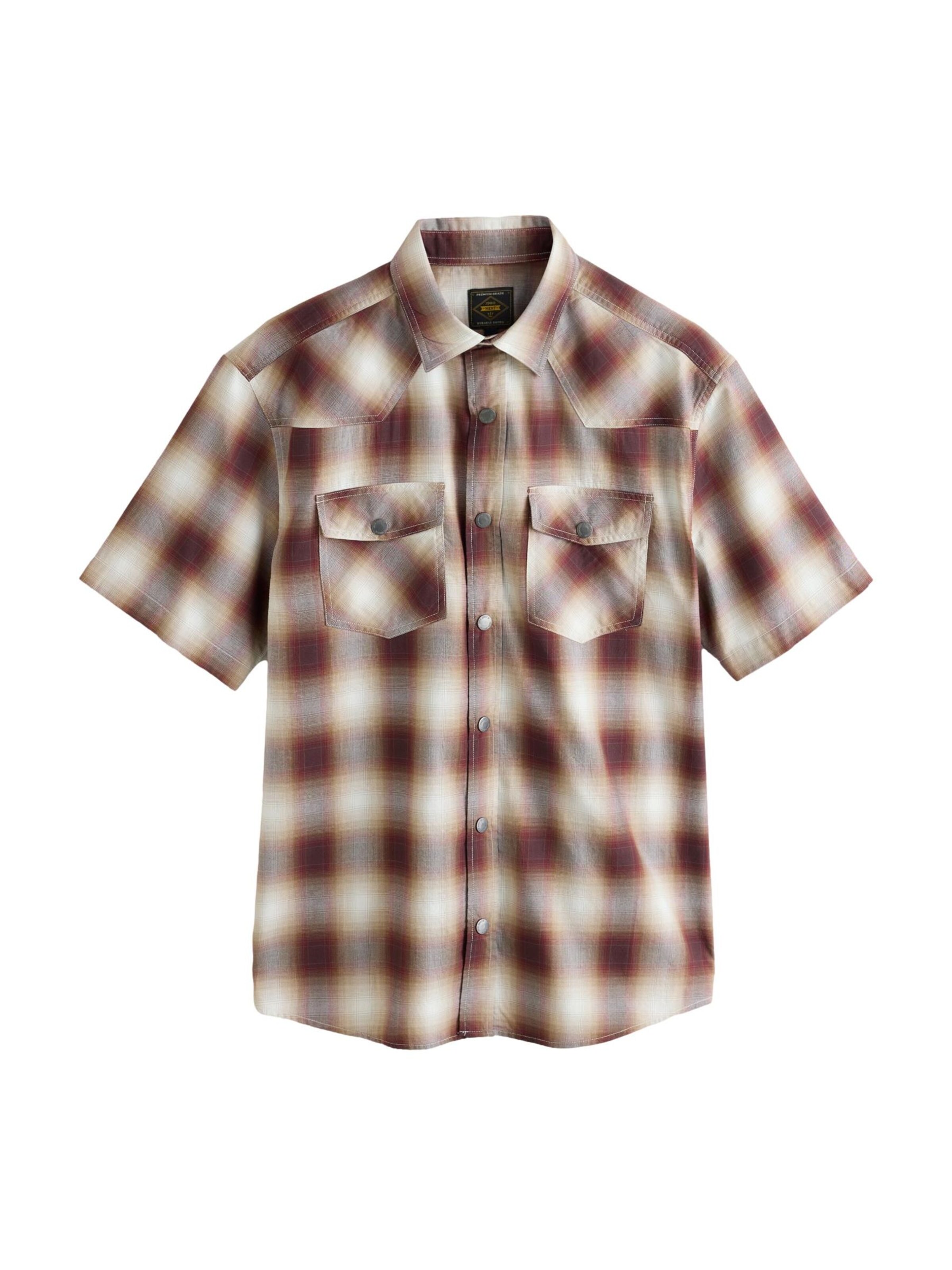 Next Regular Fit Hemd in Rot: Vorderseite