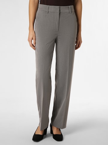 SELECTED FEMME Regular Pleated Pants 'Polina' in Grey: front