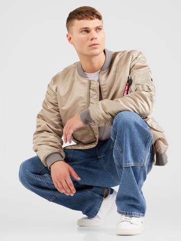 Giacca di mezza stagione di ALPHA INDUSTRIES in beige