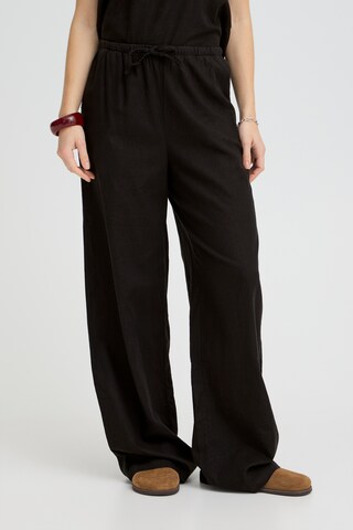 b.young Loosefit Hose ' Falakka' in Schwarz: Vorderseite