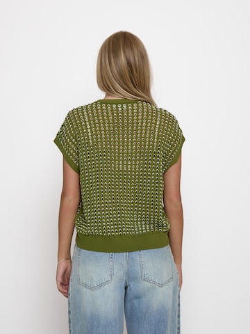 Gilet 'Raina' Peppercorn en vert
