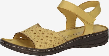 CAPRICE Sandals in Yellow: front