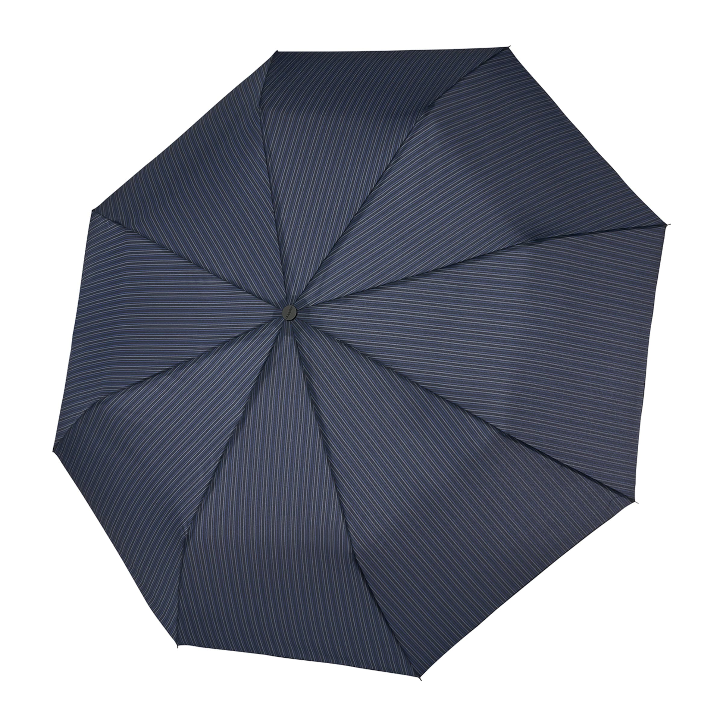 Doppler Regenschirm in Blau: Vorderseite