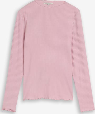 TOM TAILOR DENIM - Camisa em rosa: frente