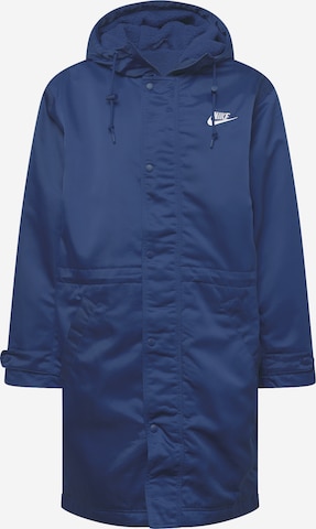 Nike Sportswear Between-seasons parka in Blue: front